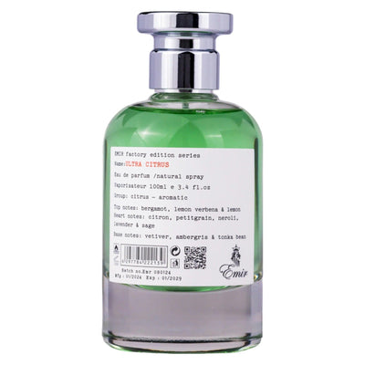 Ultra Citrus Edición Factory, Eau De Parfum, 100ml